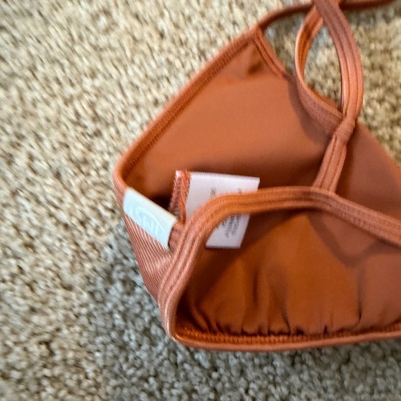 Rust Bikini Top with Adjustable Straps - Picture 4 of 6